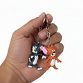 Festilo Rubber Keychain | Stylish Key Ring – [Tom & Jerry)]