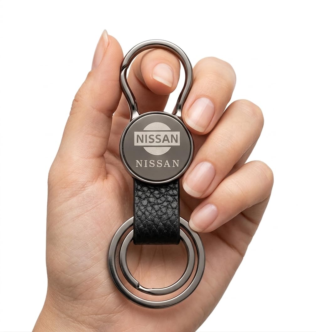 Hook Car Keychain for Men & Women – Metal Key Ring, Durable, Stylish & Versatile Key Holder for Car, Bike, Bags & Gifts – Sleek Modern & Classic Design (Nisn)