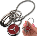 Wired Car Keychain for Men & Women – Metal Key Ring, Durable, Stylish & Versatile Key Holder for Car, Bike, Bags & Gifts – Sleek Modern & Classic Design.