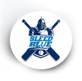 Festilo Bleed Blue Pin Badges 58mm Size | Round Button Badges | Inspirational Quotes  Perfect for Backpacks