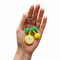 Festilo Rubber Keychain | Stylish Key Ring – [Sunflower]