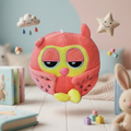 Festilo Owl Face Cute Pink & Golden Supersoft Owl Soft Toy for Girls/Kids | Stuffed Plush Animal Cushion/Pillow | - 30cm