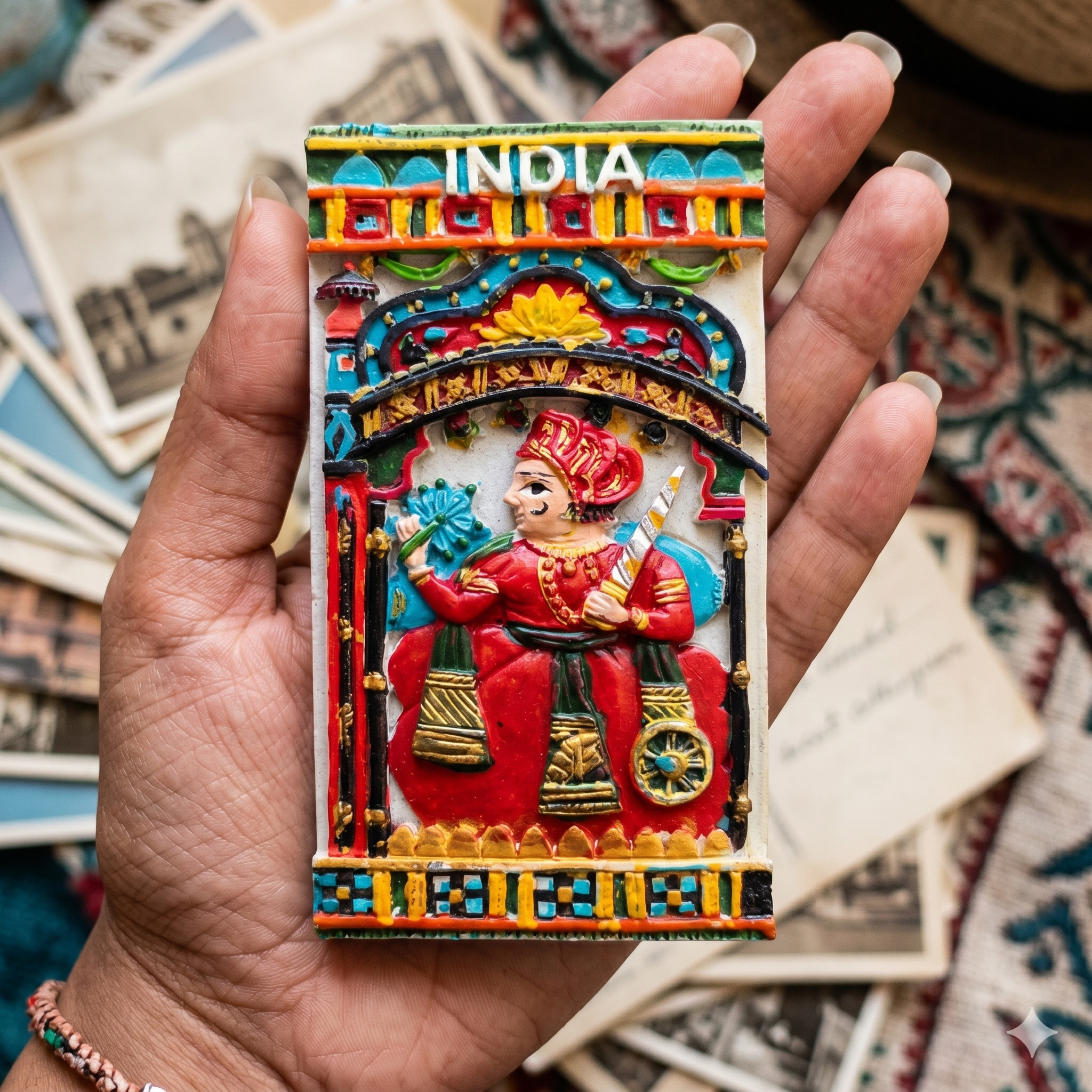 Festilo Fridge Magnet  Indian Souvenir Gift (India -19)