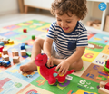 Festilo Dinosaur, Cute, Plush/Soft Toy, Suitable for Boys, Girls and Kids, Super-Soft, Safe, 34 cm (Red)