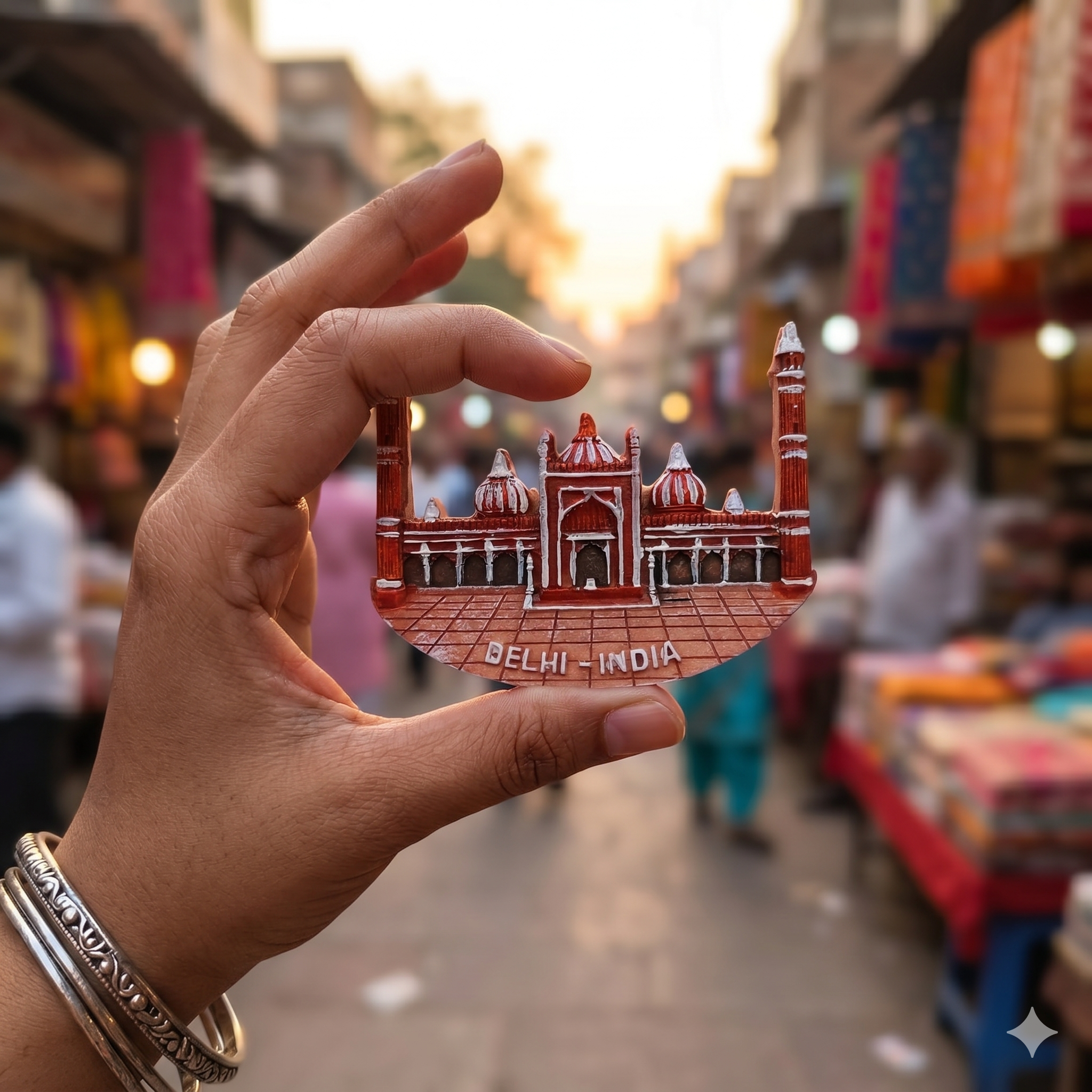 Festilo Fridge Magnet  Indian Souvenir Gift (Delhi -3)