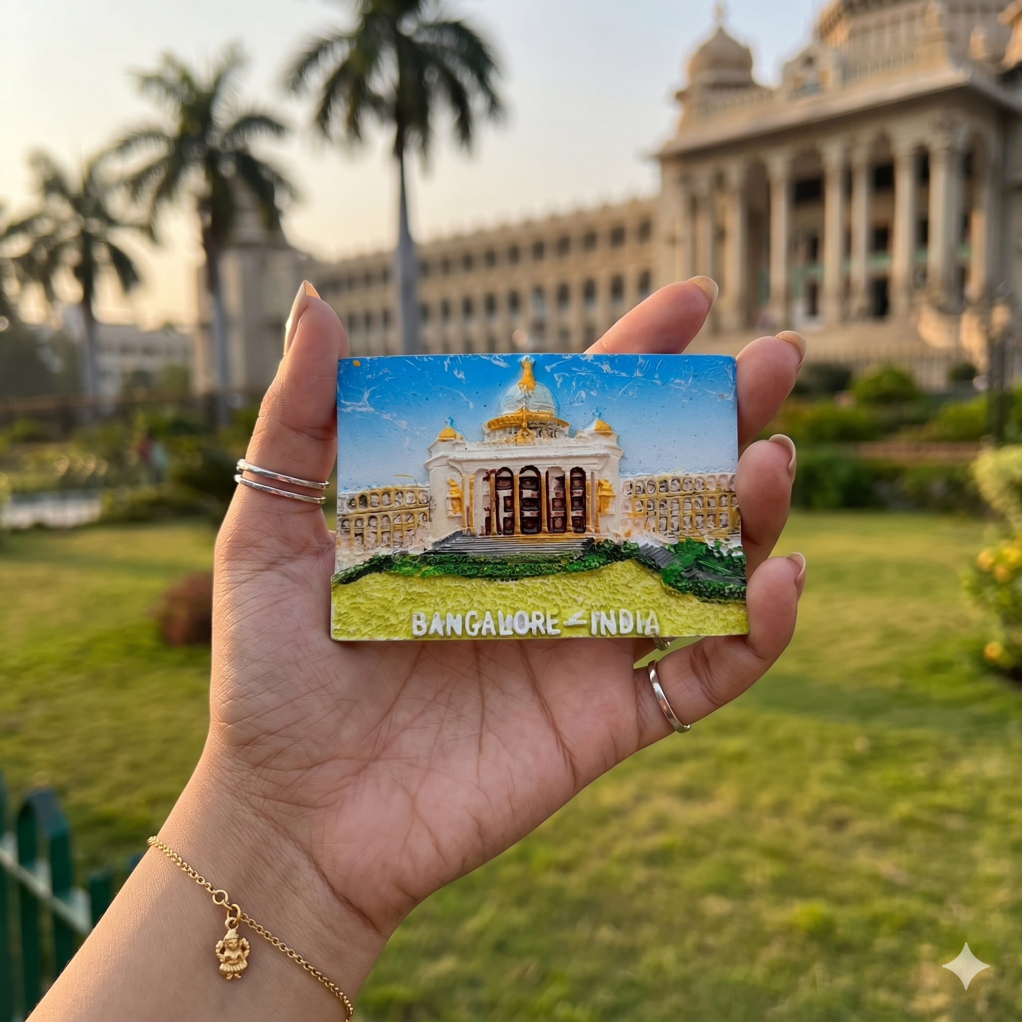 Festilo Fridge Magnet  Indian Souvenir Gift (Bangalore-1)