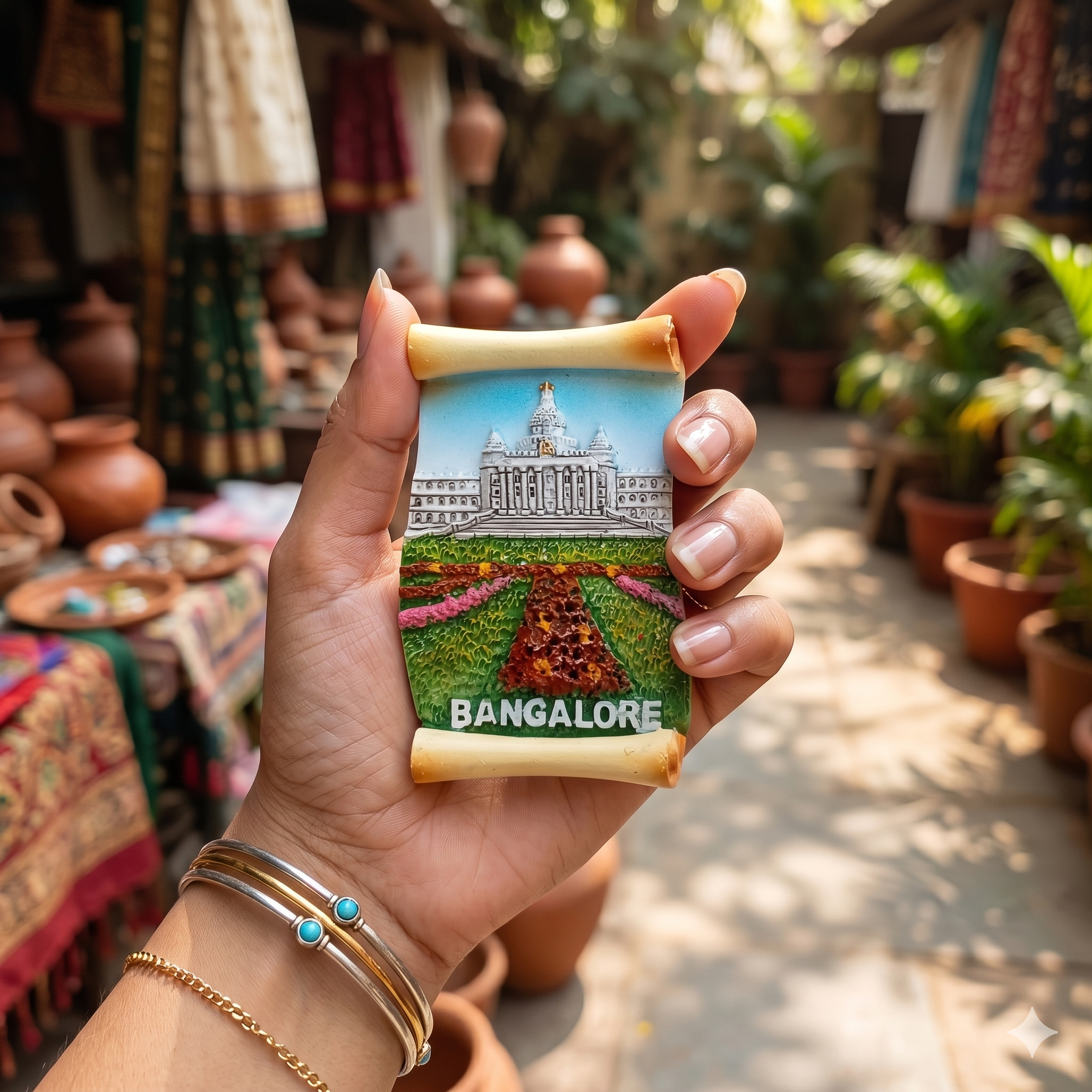Festilo Fridge Magnet  Indian Souvenir Gift (Bangalore-2)
