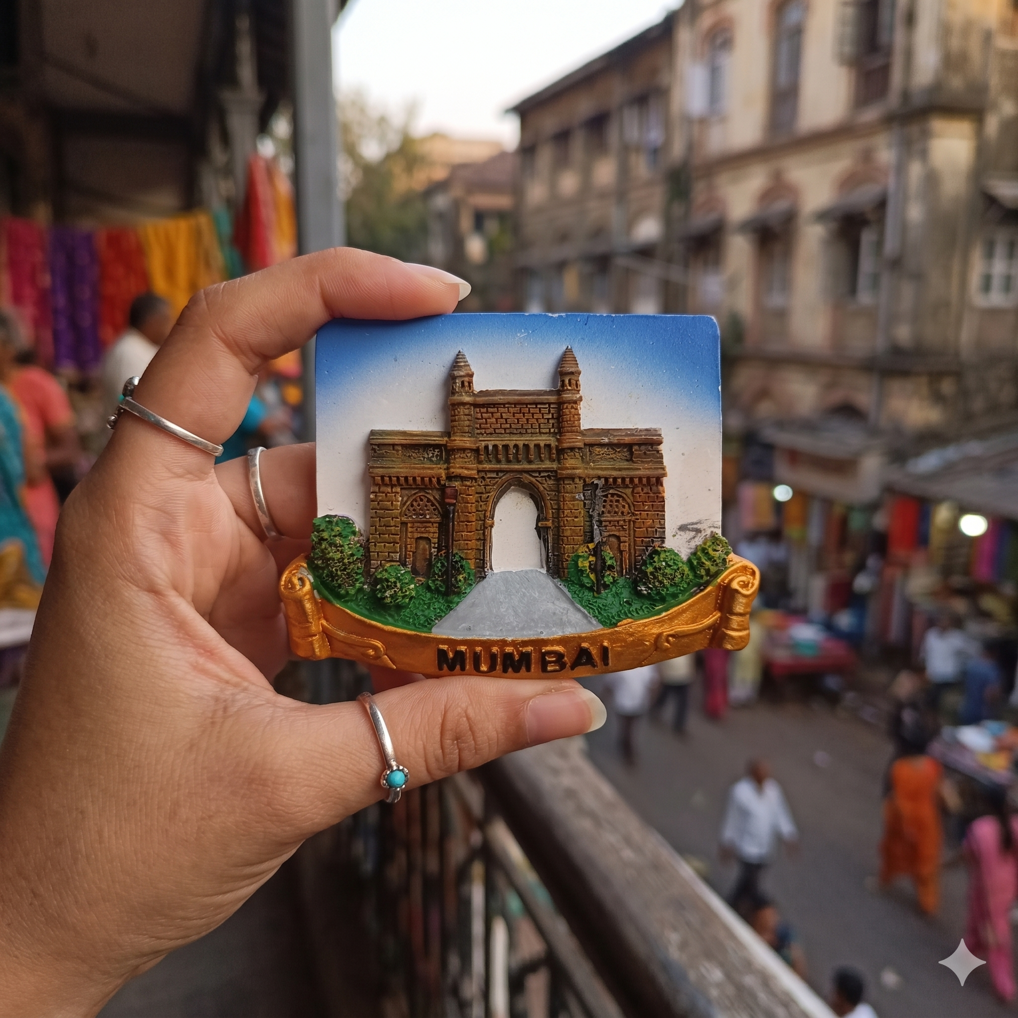 Festilo Fridge Magnet  Indian Souvenir Gift (Mumbai -4)
