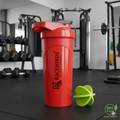 Festilo Gym Bottle 100% LeakproofFor Protein Shake 100% Leakproof Guarantee Protein Shaker Sipper Bottle, Ideal For Protein, Pre Workout And BCAAs Gym Bottle for Men & Women (Red)