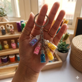 Festilo Rubber Keychain | Stylish Key Ring – [Sprinkles]