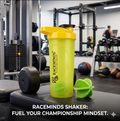 Festilo Gym Bottle 100% LeakproofFor Protein Shake 100% Leakpro of Guarantee Protein Shaker Sipper Bottle, Ideal For Protein, Pre Workout And BCAAs Gym Bottle for Men & Women (Yellow)