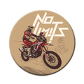 Festilo No limits Pin Badges 58mm Size | Round Button Badges | Inspirational Quotes  Perfect for Backpacks