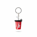 Festilo Rubber Keychain Coke on white background